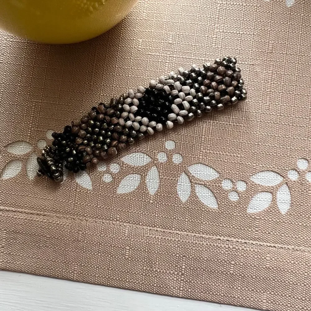 NWOT Real Simple Style Safari Tribal Beaded Bracelet & Necklace Matching Set